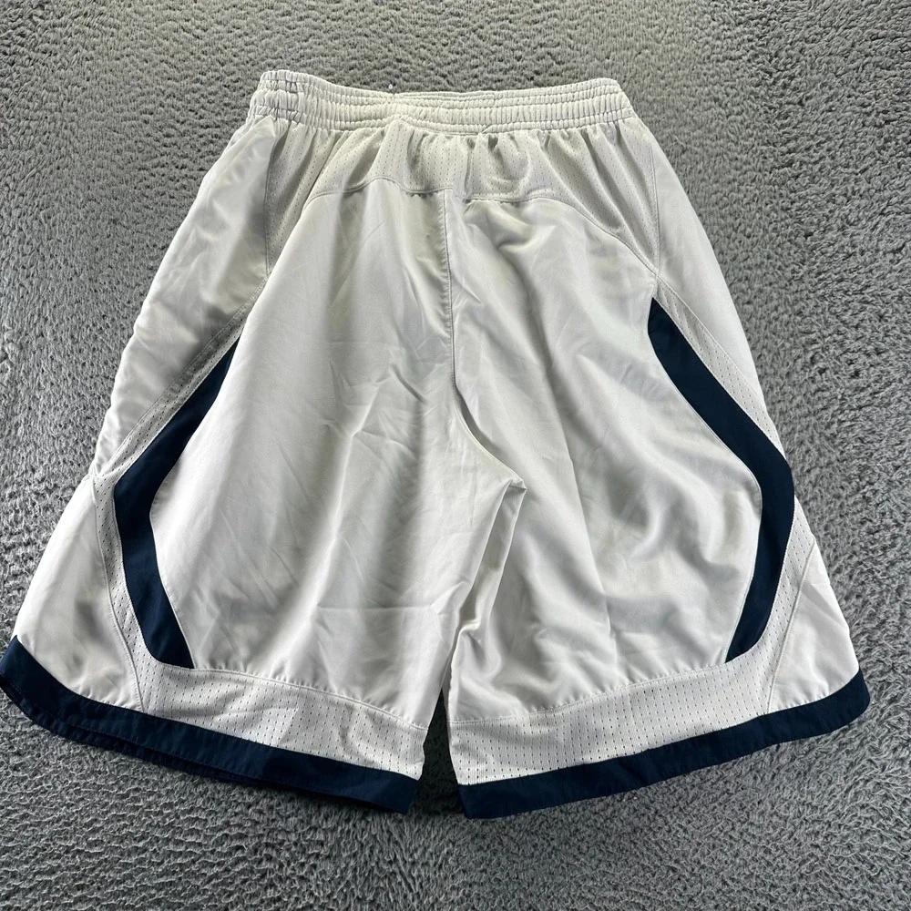 Vintage Adidas Shorts Men L White Athletic Basketball Running Performance Sports